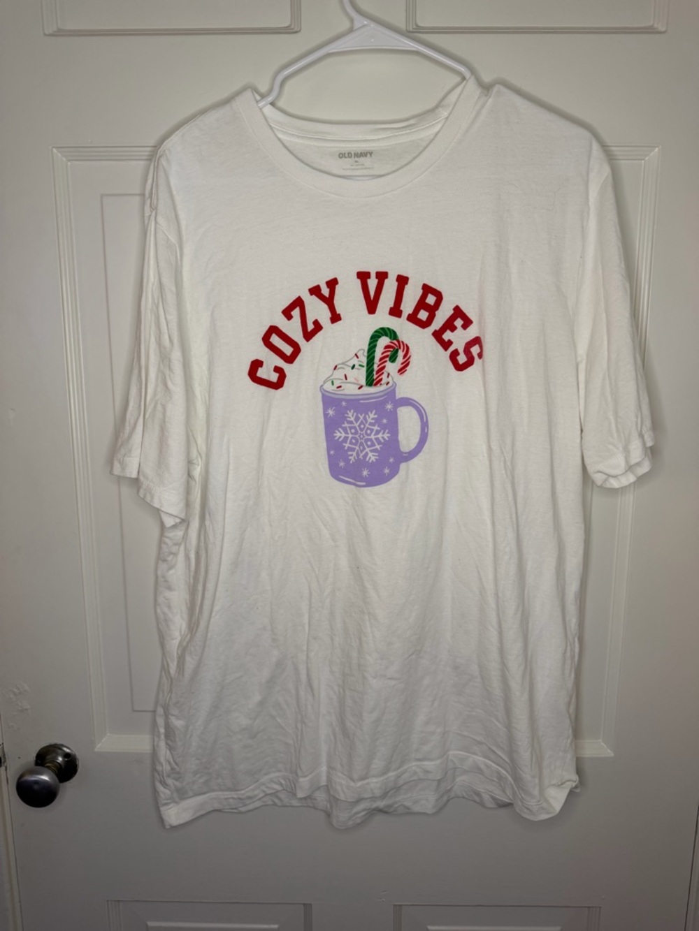 Old Navy “Cozy Vibes” Graphic Tee – XL